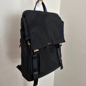 TUMI Voyageur Sacha Flap Backpack, Laptop, Great Condition, Black